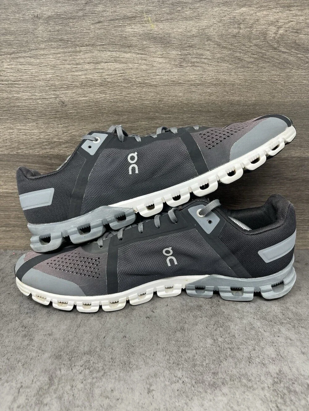 On Cloud X Size 11.5 Mens CloudTec Running Training Shoes Gray Black Performance